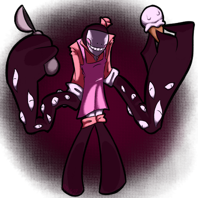 "WE ALL SCREAM" My 2023 Art Fight attack on shrimpycrab.