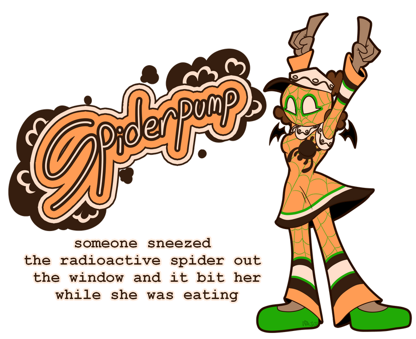 Spiderpump [OC] My Spiderverse &quot;spidersona&quot;!