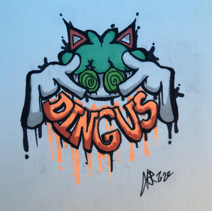 Graffiti Style Art [OC] Just a tag idea I had.